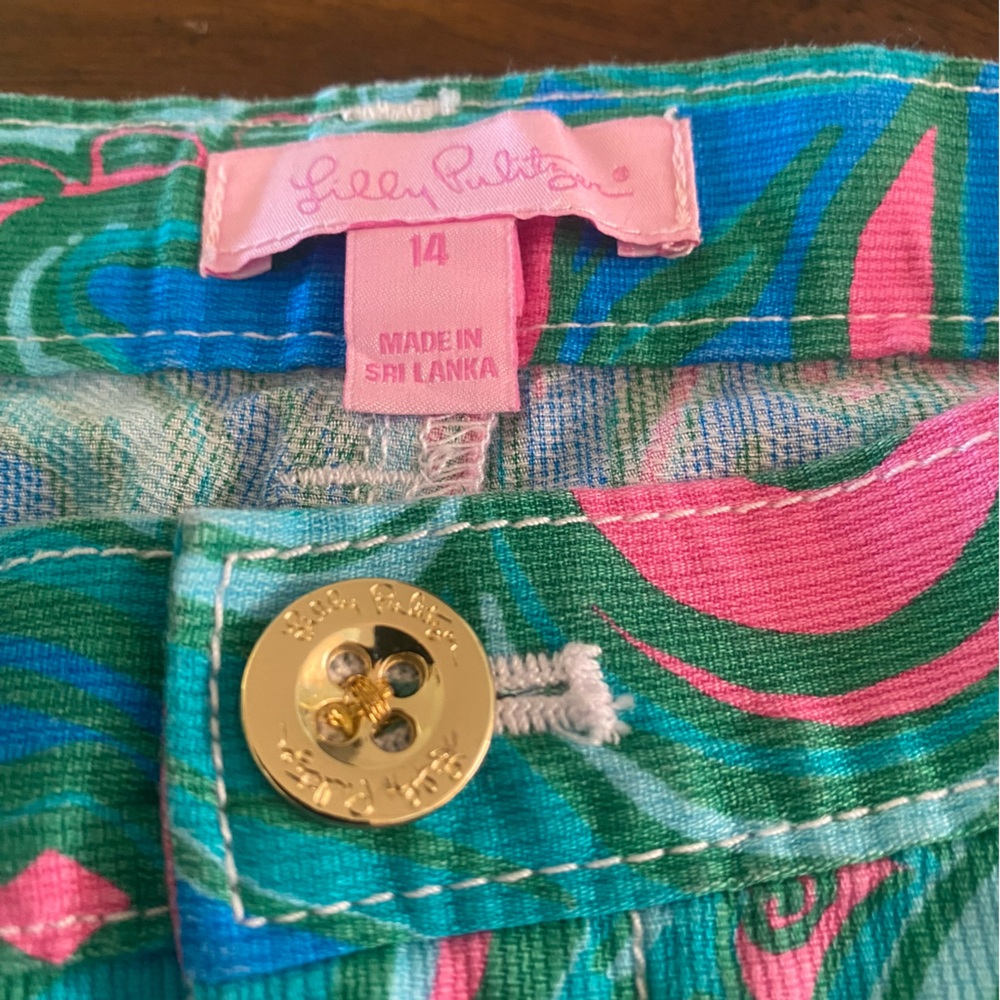 Lilly Pulitzer Callahan Cheetah Girls Shorts - Picture 7 of 7